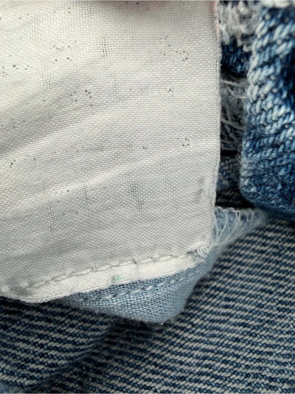 Vintage OshKosh B'Gosh Blue Denim Overalls Pants Baby Girl Sz 3-6 / 6-9 Months.